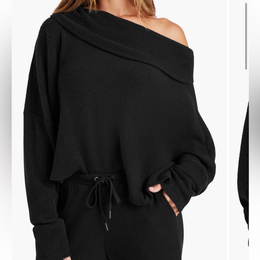 Splendid Midnight Cowl Neck Sweater